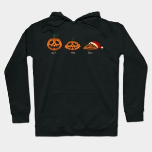 Halloween To Christmas Pumpkin Holidays by Tobe Fonseca Hoodie